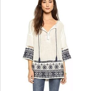 Free People Counting Stars Tunic Small Ivory